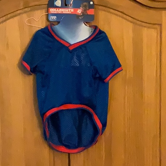 NWT COLLEGIATE TEAM PET JERSEY KANSAS JAYHAWKS SIZE LARGE 20”-24”. - Picture 3 of 6